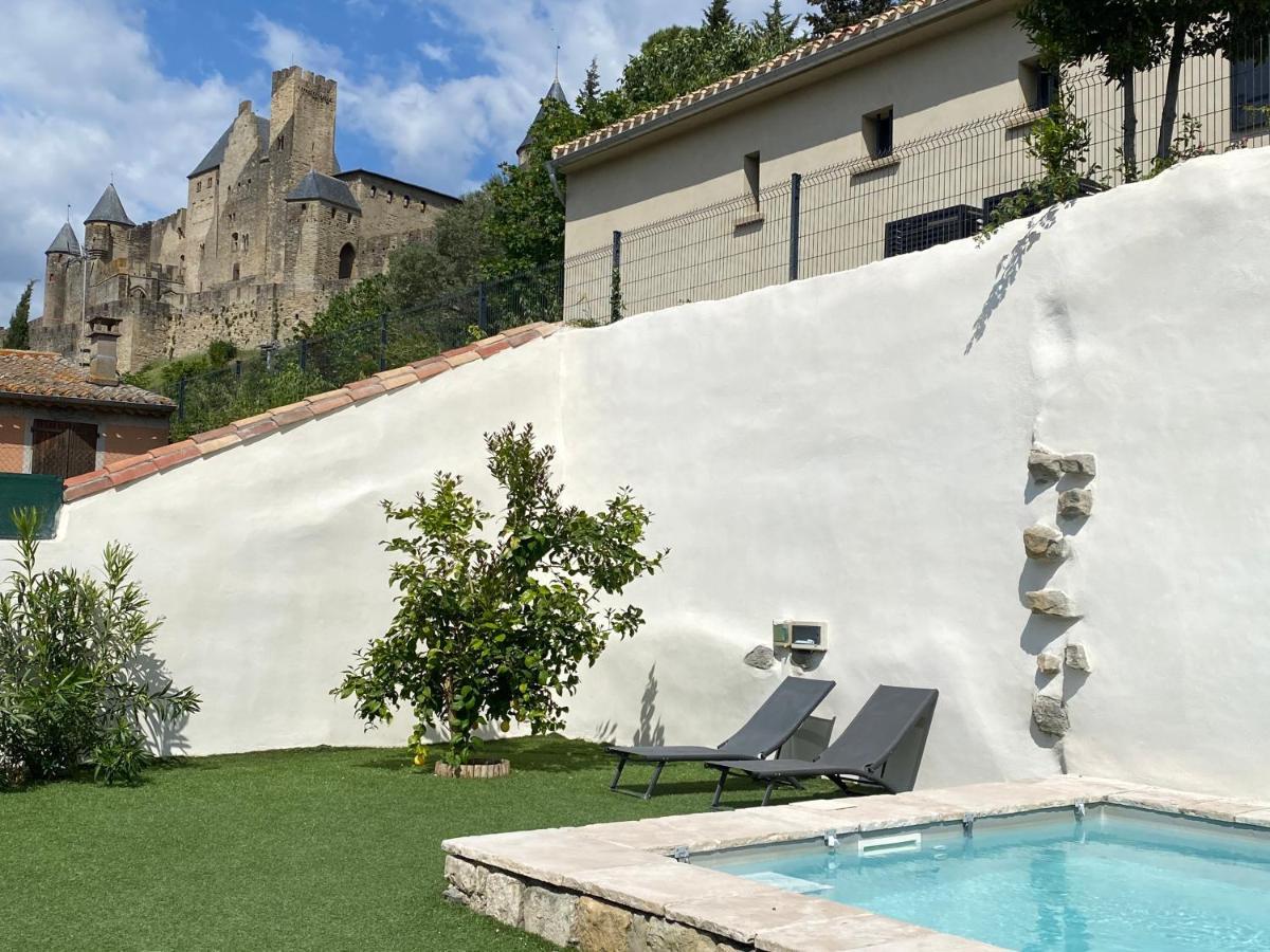 La Maison De La Tour Pinte Carcassonne Exteriör bild
